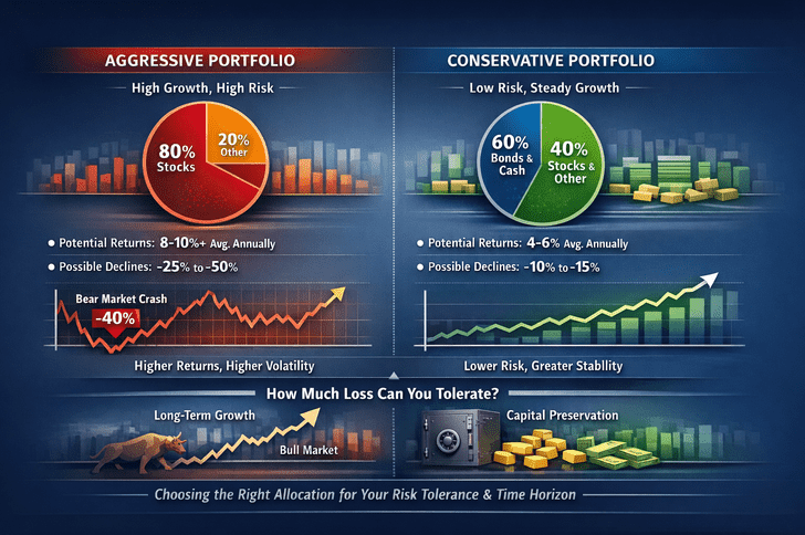 Aggressive vs Conservative Allocation Strategies